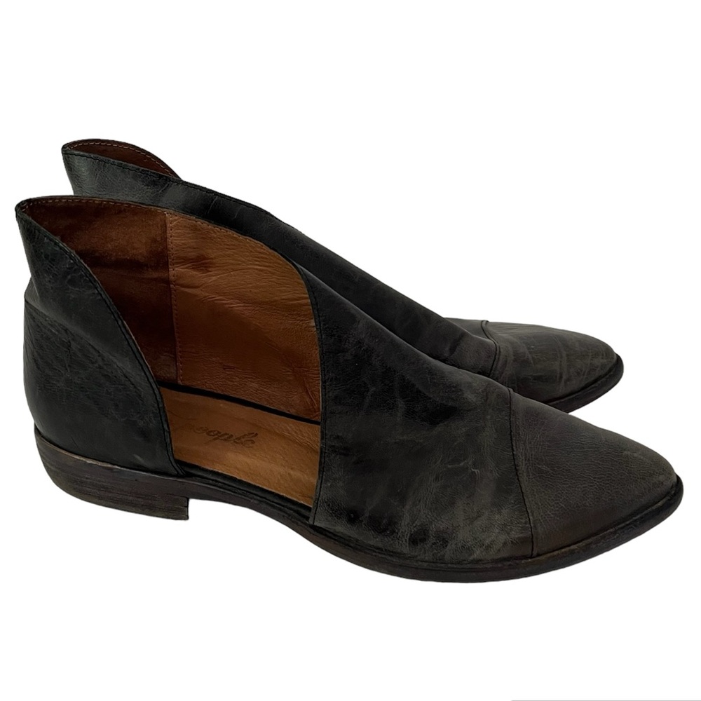 Free People Flat Royale Black Shoes Size 37 (7)